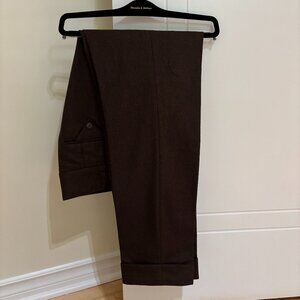 Burgundy Gurkha Vitale Barberis Canonico Flannel